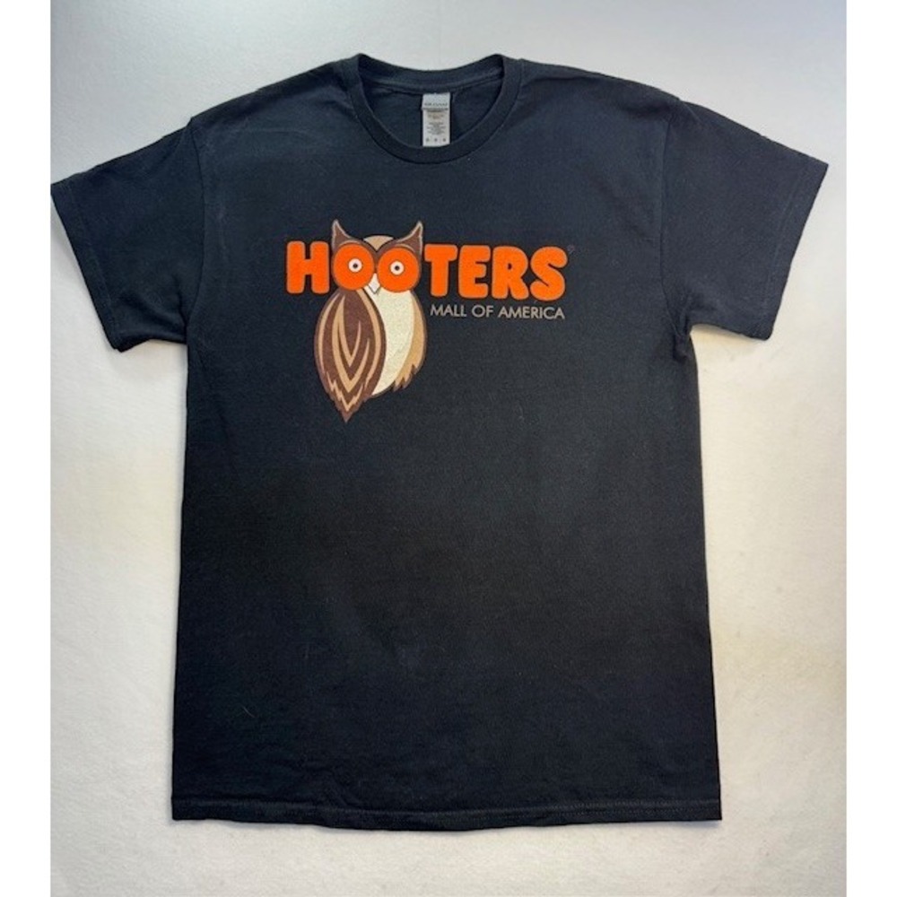 Hooters Mall of America‎ T Shirt Black Medium Excellent